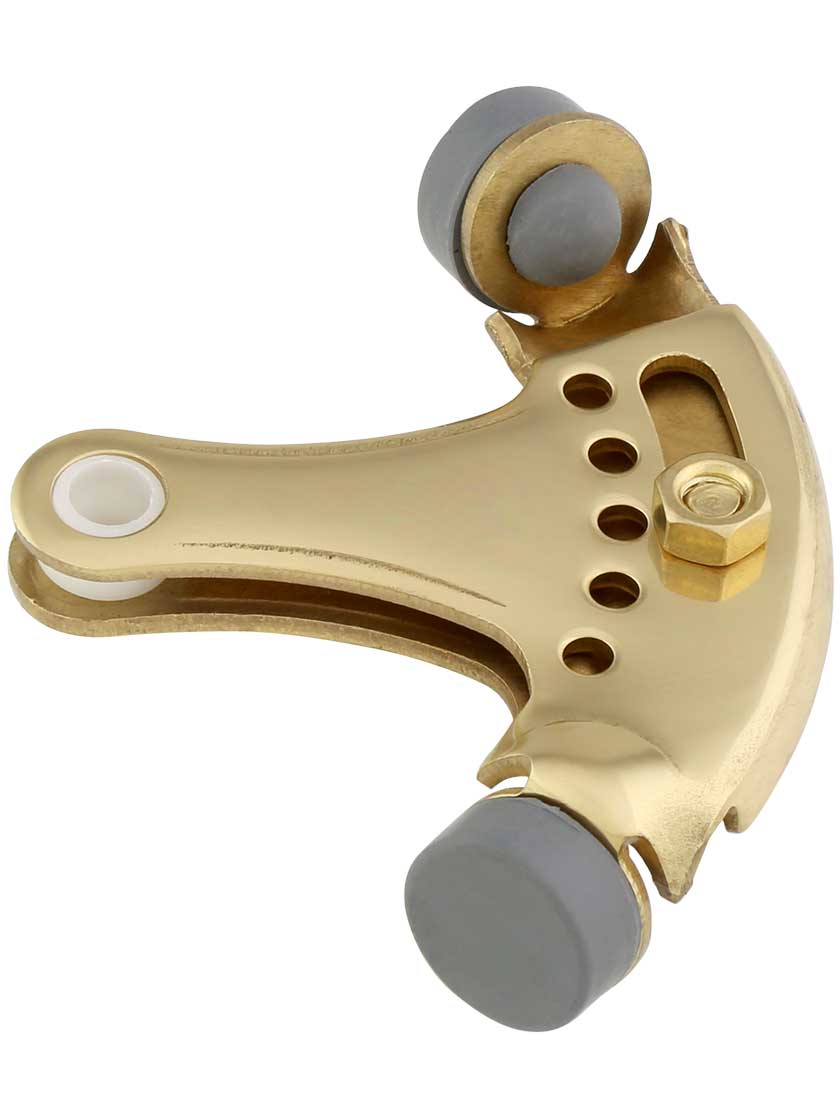 12 x DOOR STOPS SOLID BRASS PILLAR POST TYPE 75MM 3 INCH 12 x DOOR STOPS SOLID BRASS PILLAR POST TYPE 75MM 3 INCH
